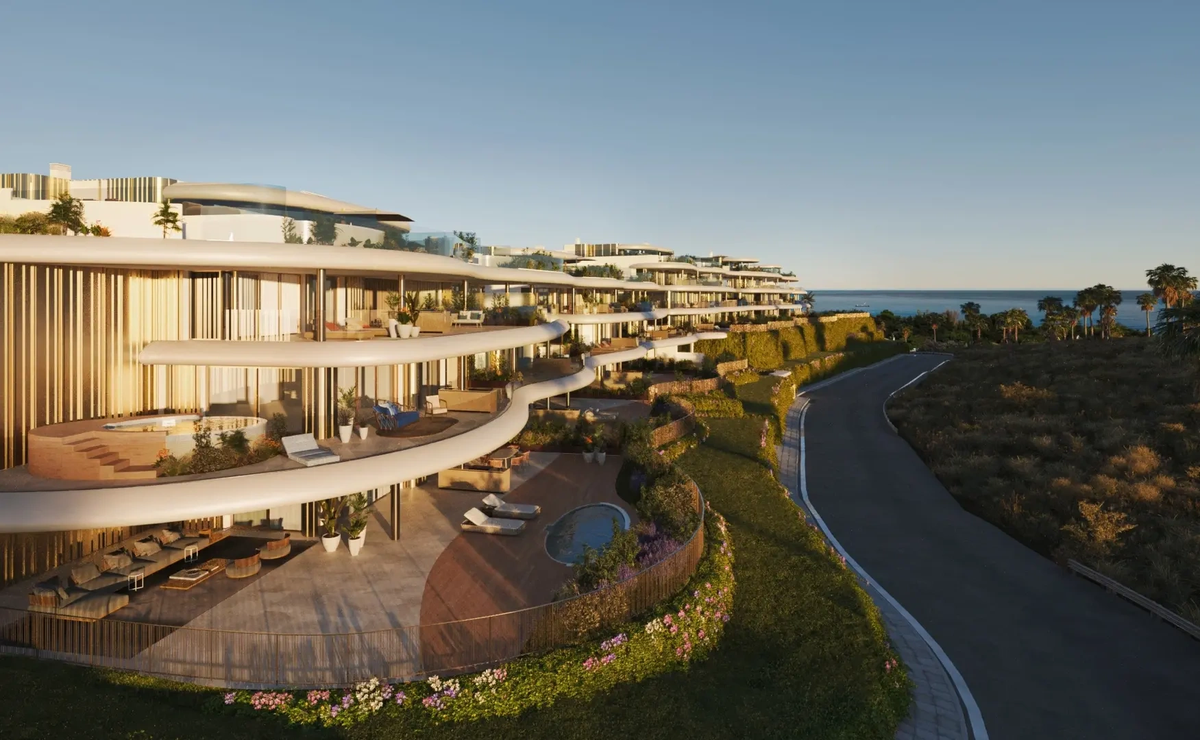 2 - verkoop appartement uitzicht op zee benahavis - costa del sol andalusië spanje