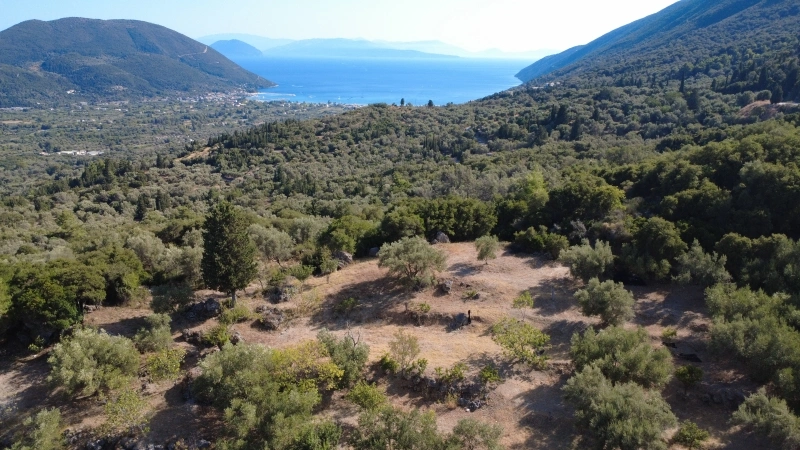 1 - verkoop terrein uitzicht op zee lefkada ionische eilanden griekenland