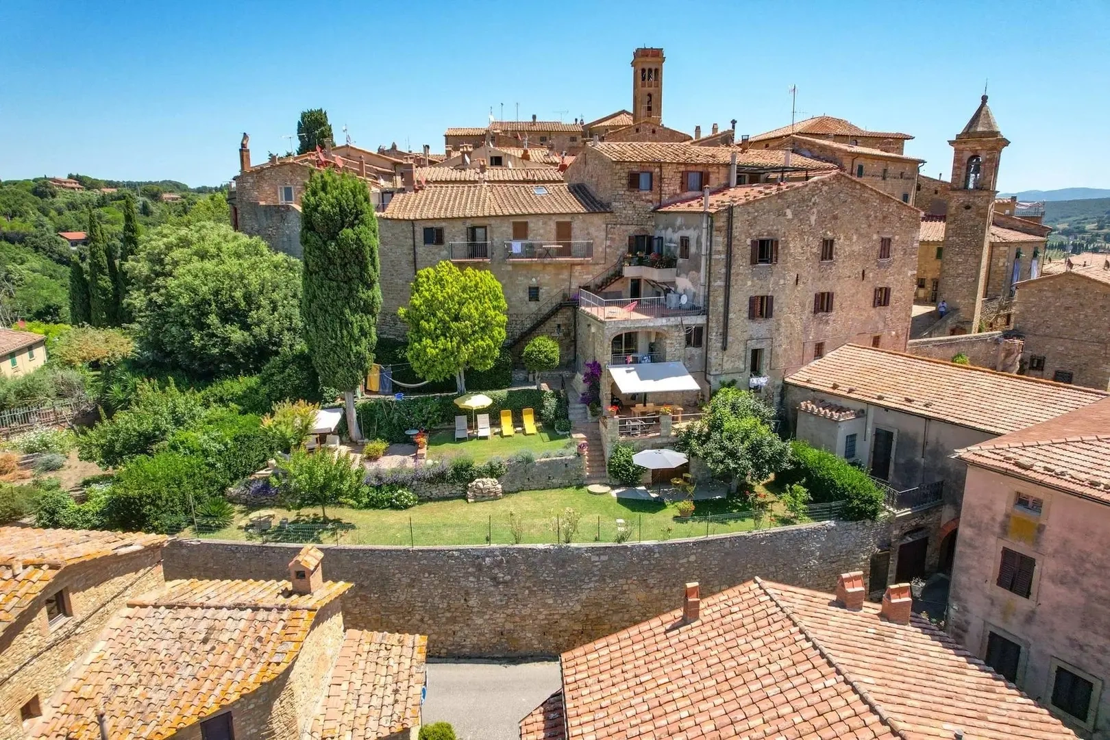 1 - sea view apartment for sale in casale marittimo tuscany italy