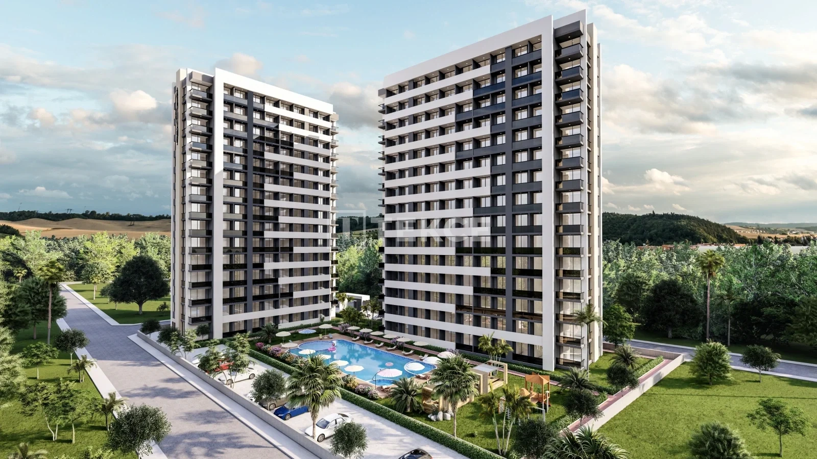 Apartamento a pie de playa con piscina