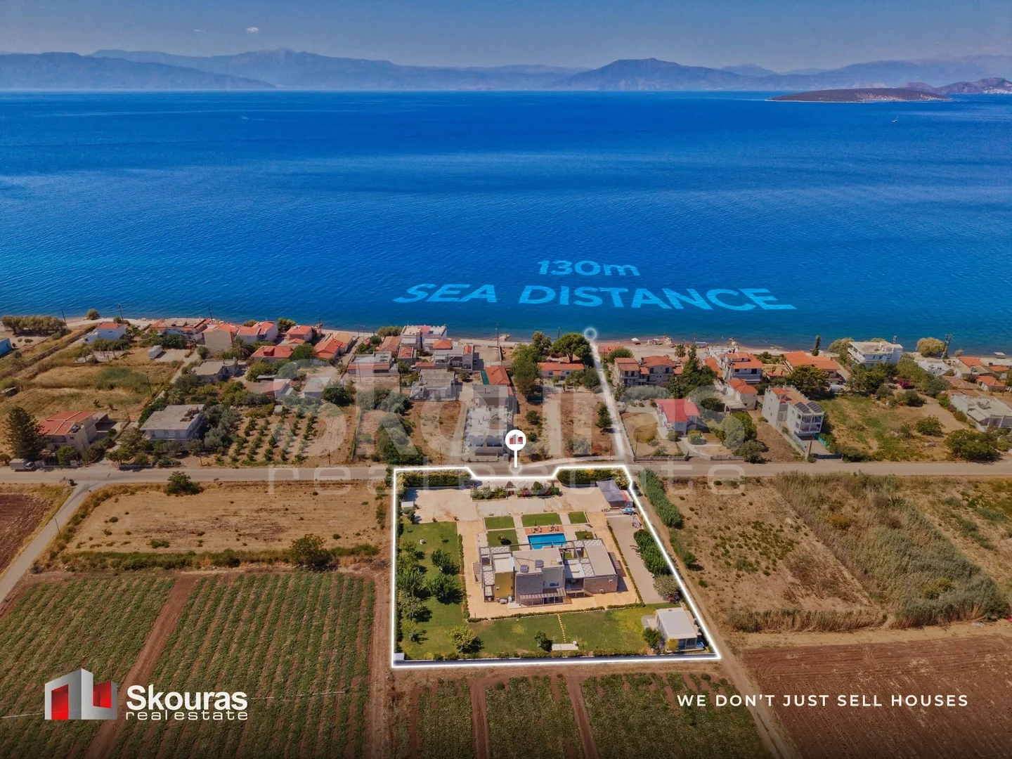 2 - sea view house for sale in íria peloponnese greece