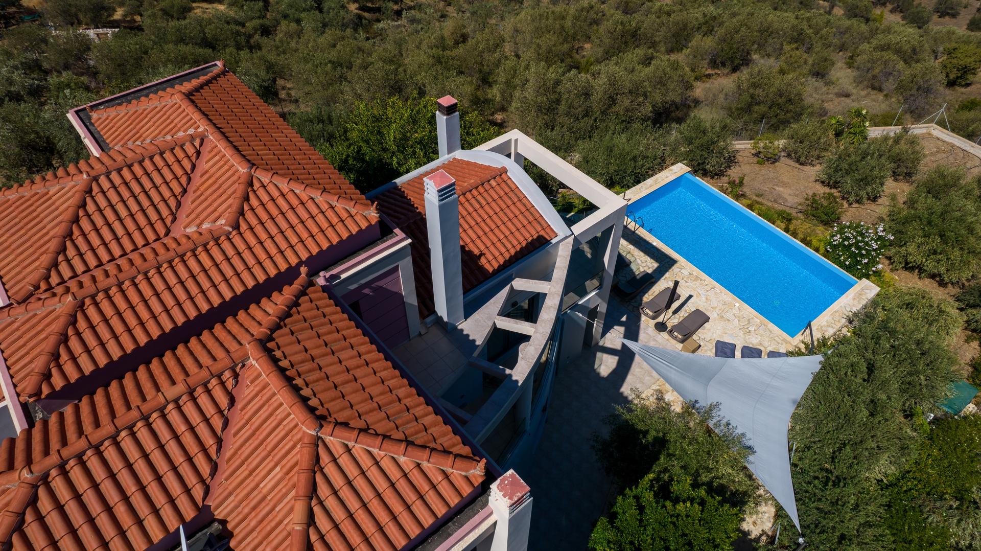 2 - продажа поместье вид моря poros аттика греция