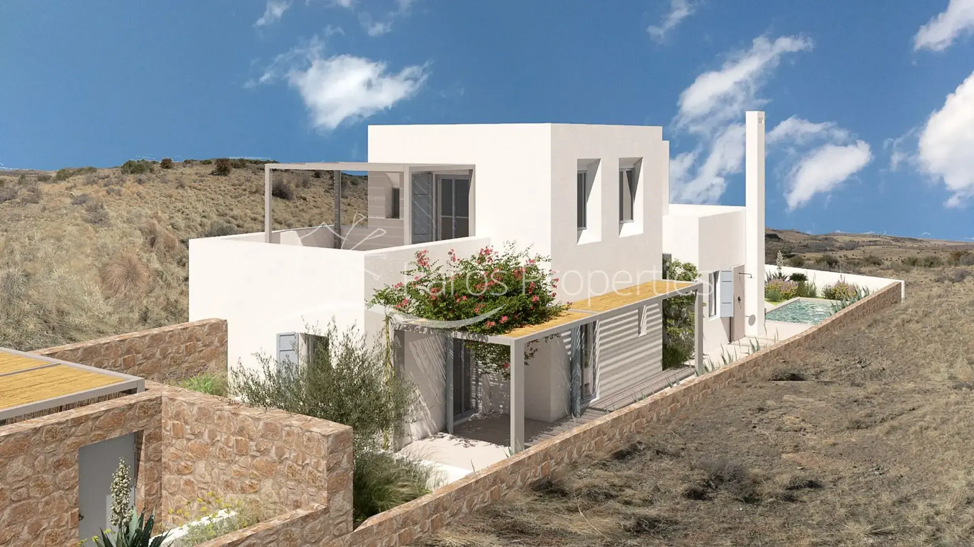 1 - sea view house for sale in paros - cyclades south aegean greece