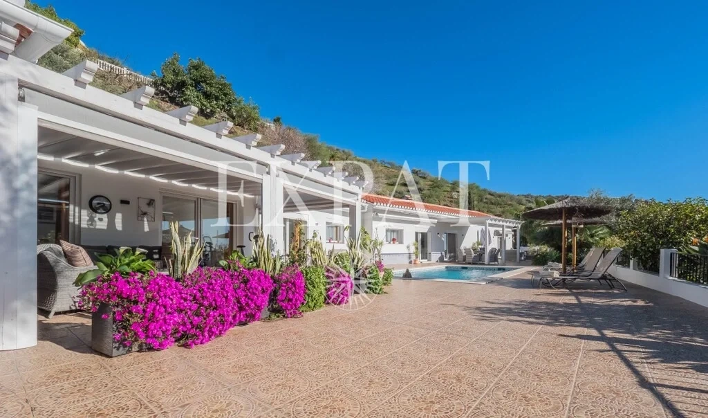 2 - vente maison vue mer arenas de velez andalousie espagne
