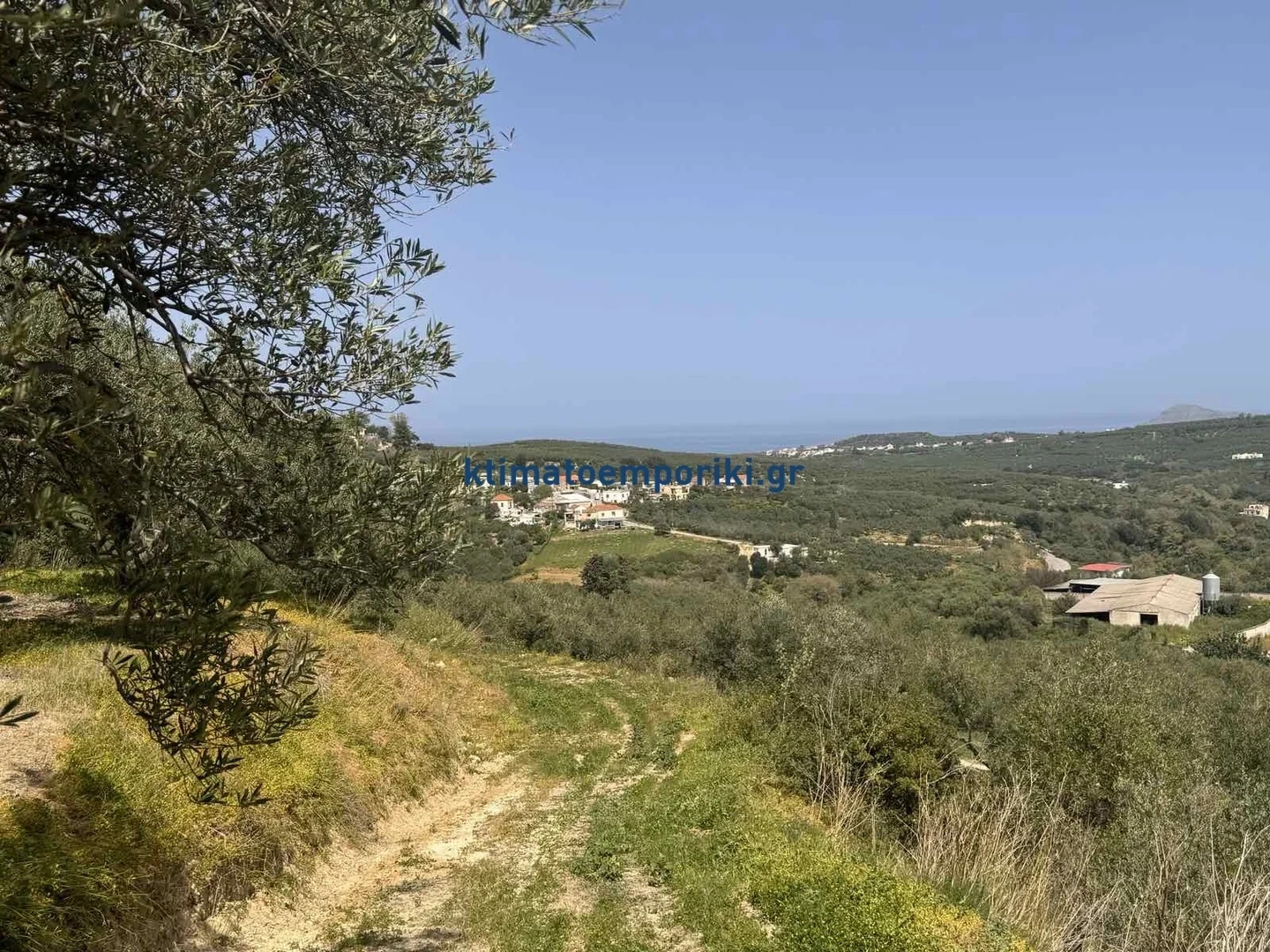 1 - vendita terreno vista mare platanias creta grecia