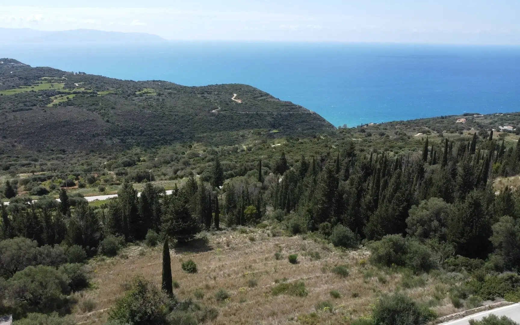 2 - verkoop terrein uitzicht op zee kefalonia ionische eilanden griekenland