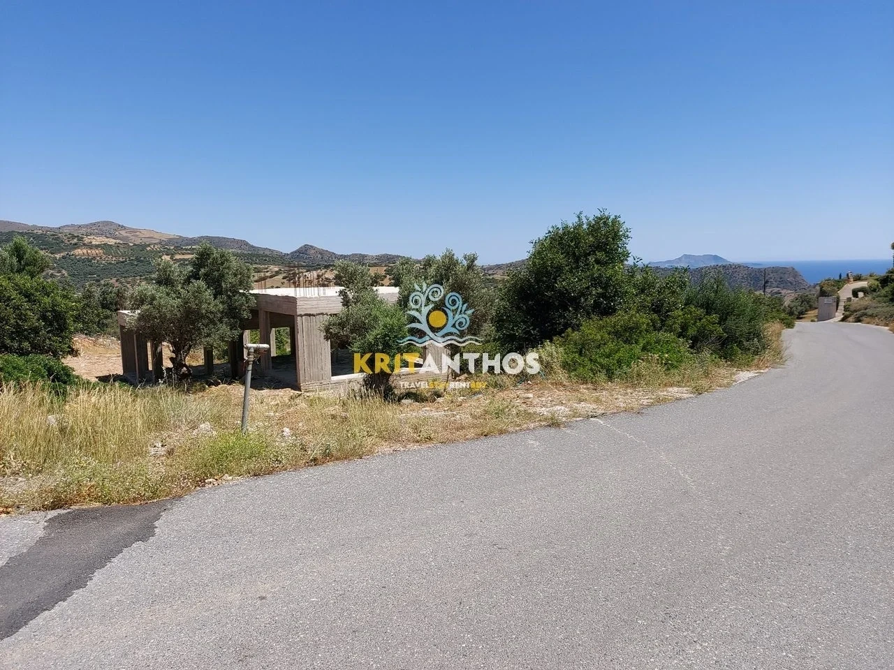 1 - продажа здание вид моря triópetra крит греция