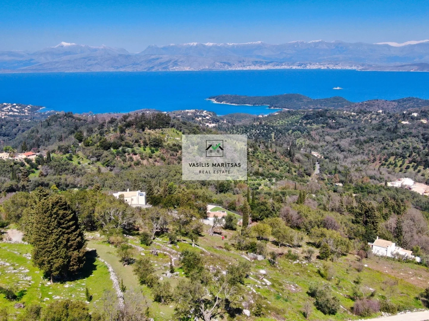 1 - venda terreno vista de mar kassiópi ilhas jónicas grécia