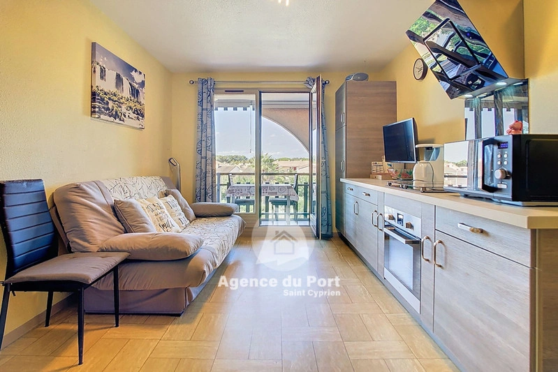 1 - vente appartement plage à pied saint-cyprien pyrénées-orientales france
