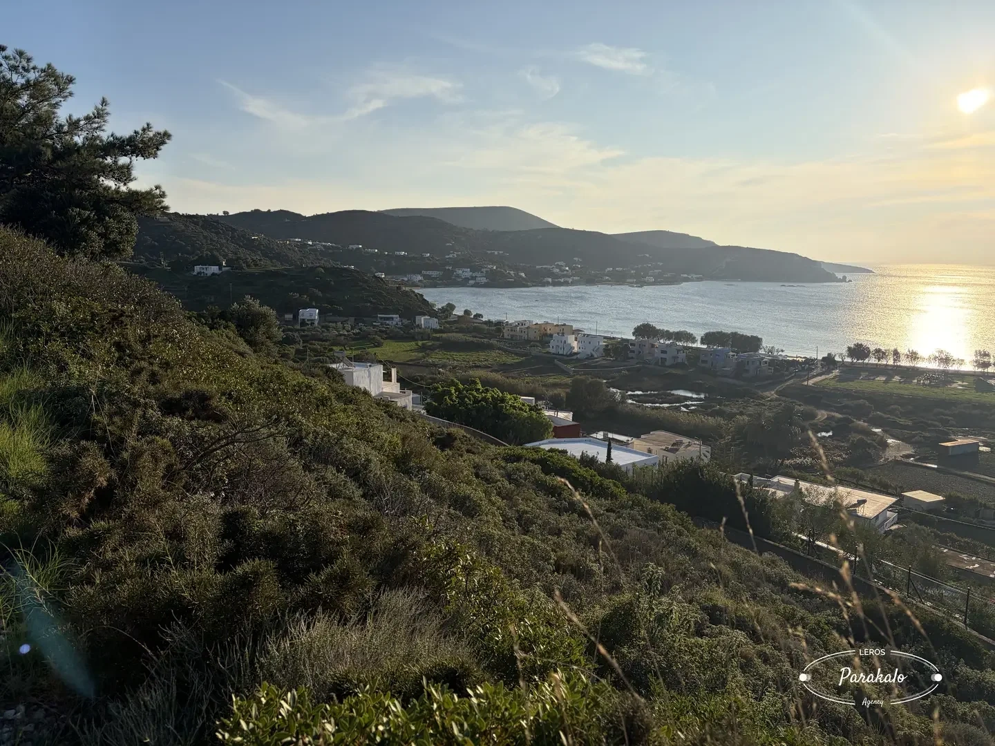 1 - sea view plot of land for sale in leros south aegean greece