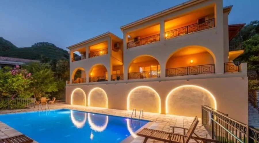 1 - vente villa vue mer corfu îles ioniennes grèce
