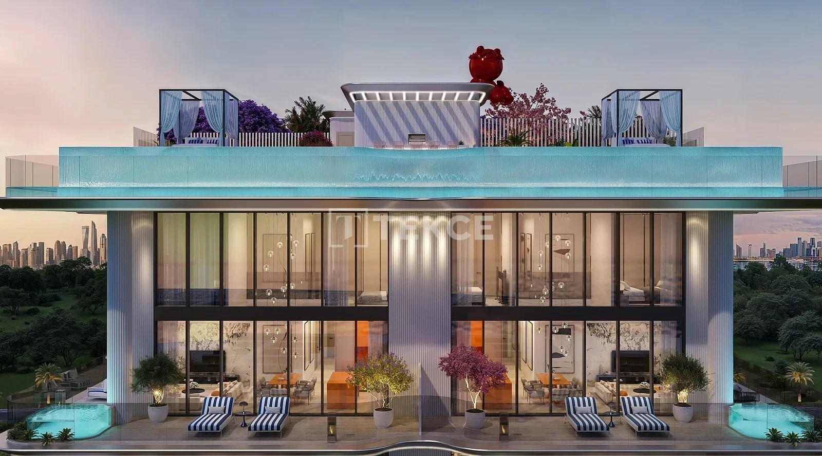 1 - vente appartement pieds dans l'eau dubai dubai émirats arabes unis