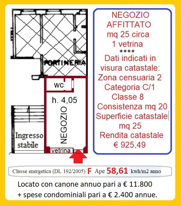 2 - verkoop winkel milaan lombardy italië
