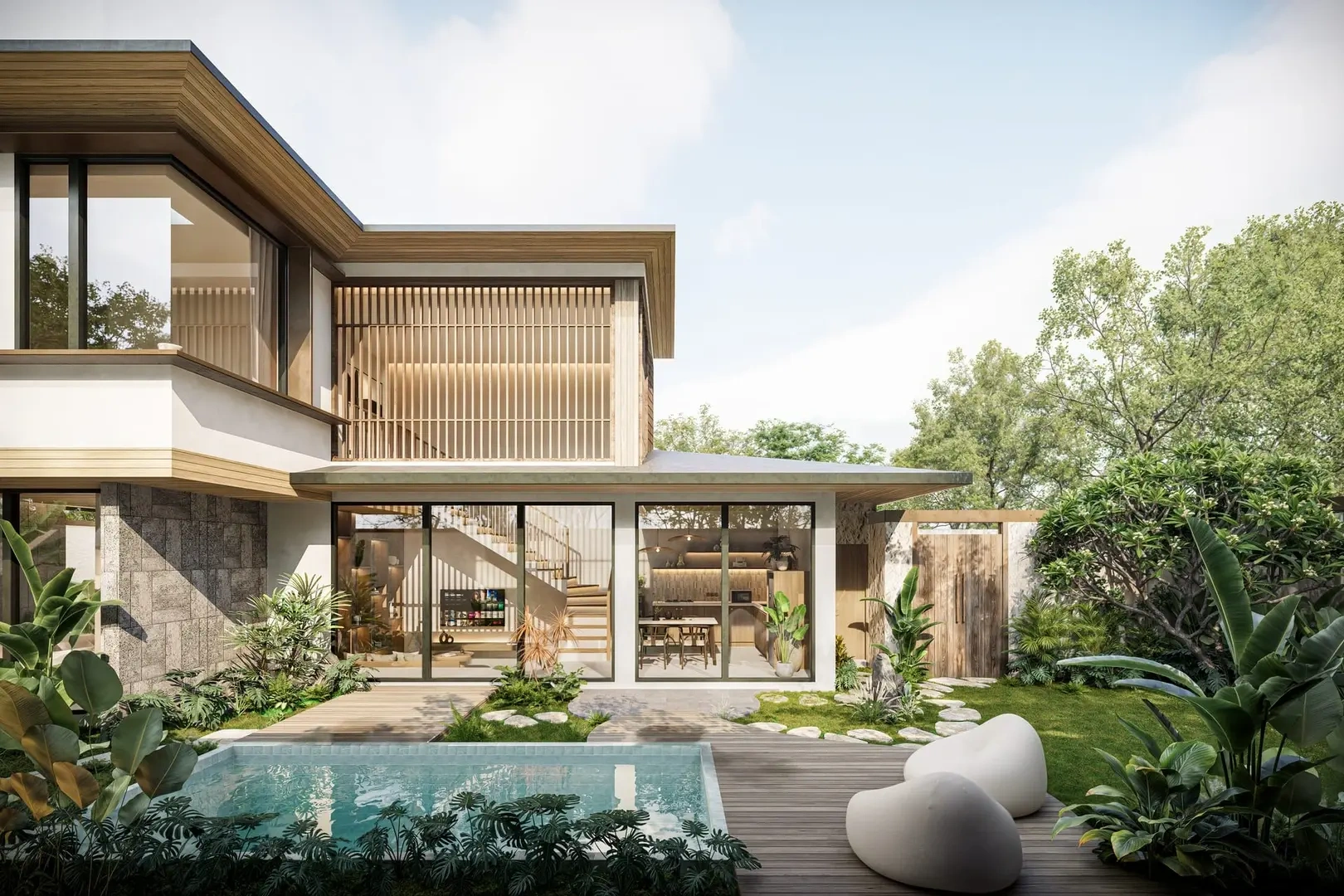 1 - vente villa plage à pied tabanan bali indonésie