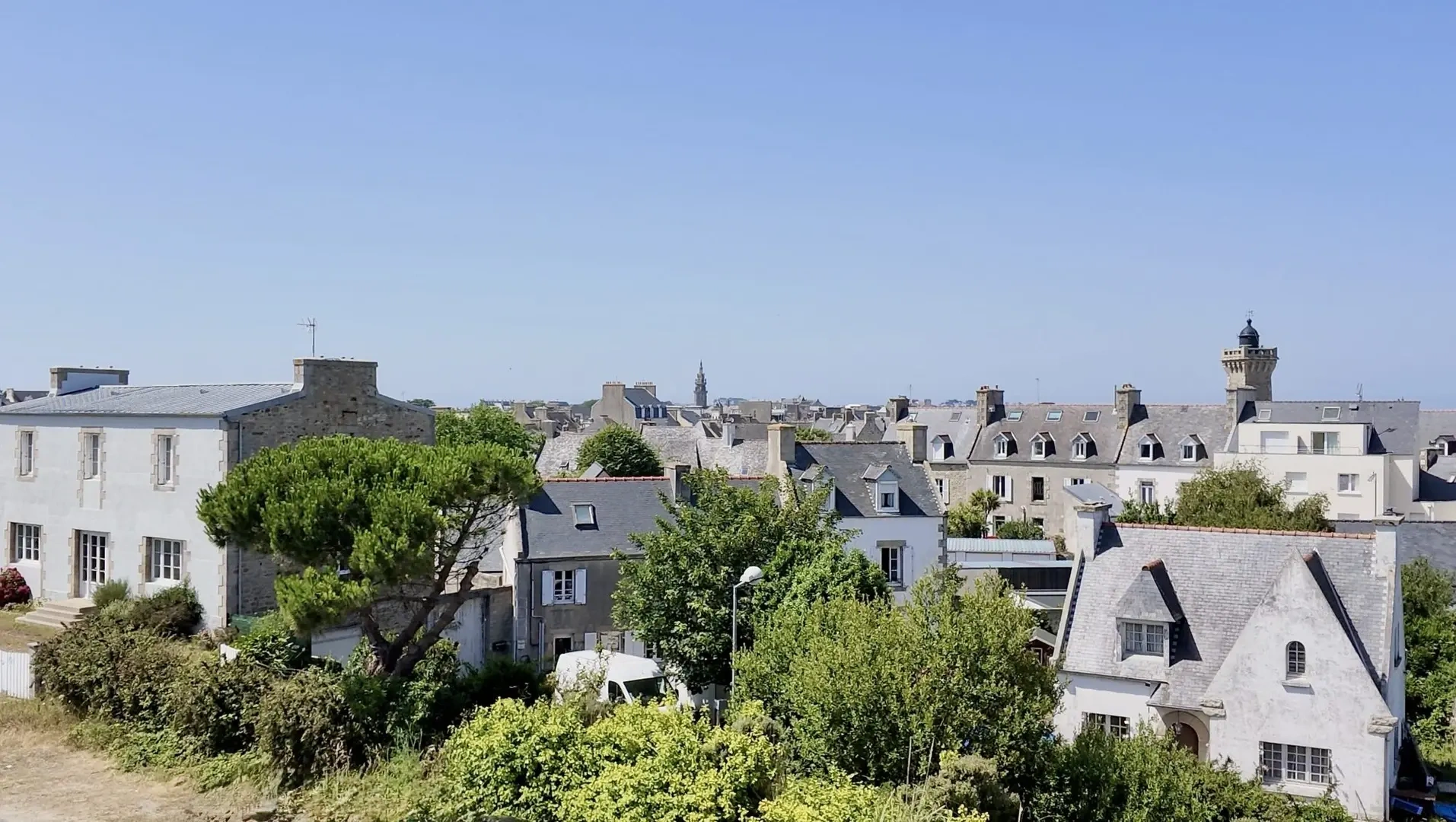 1 - vente appartement vue mer roscoff finistère - bretagne france